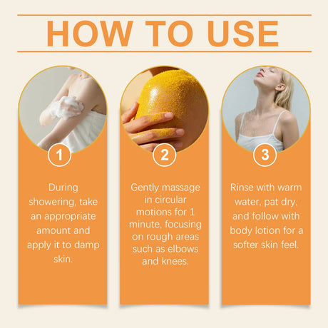 EELHOE Turmeric Scrub Lighten Skin Brightening Products Full Body Cleaning Dead Skin Remover Smooth Sea Salt Exfoliating Scrub
