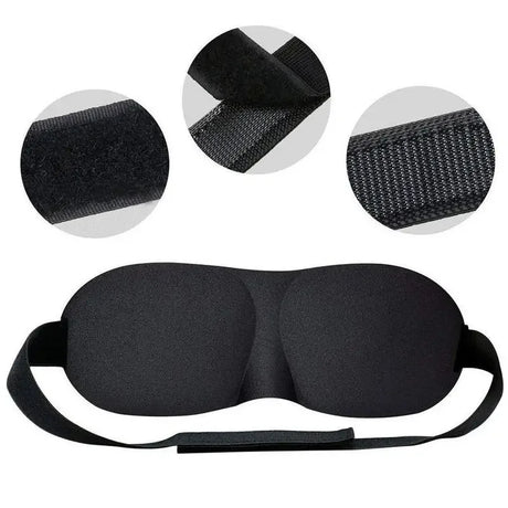 Comfortable Lightweight Eye Cover Soft 3D Contoured Sleeping Mask Breathable Eye Shade for Men and Women Night Travel Rest Aid
