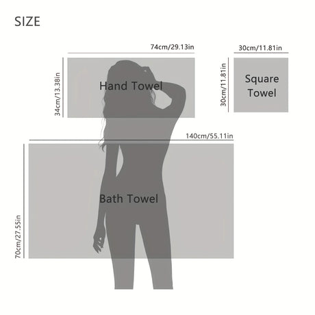 8pcs Towel Set, 2 Bath & 2 Hand Towels, 4 Face Towels. For Spa, Gym, Hotel, Camping & Outdoor Use. Fast Drying.