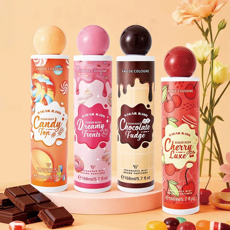 Sugar Gourmand Perfume Body Spray Fresh Sweet Chocolate Cream Candy Cherry Scent Long-lasting Fragrance Body Spray