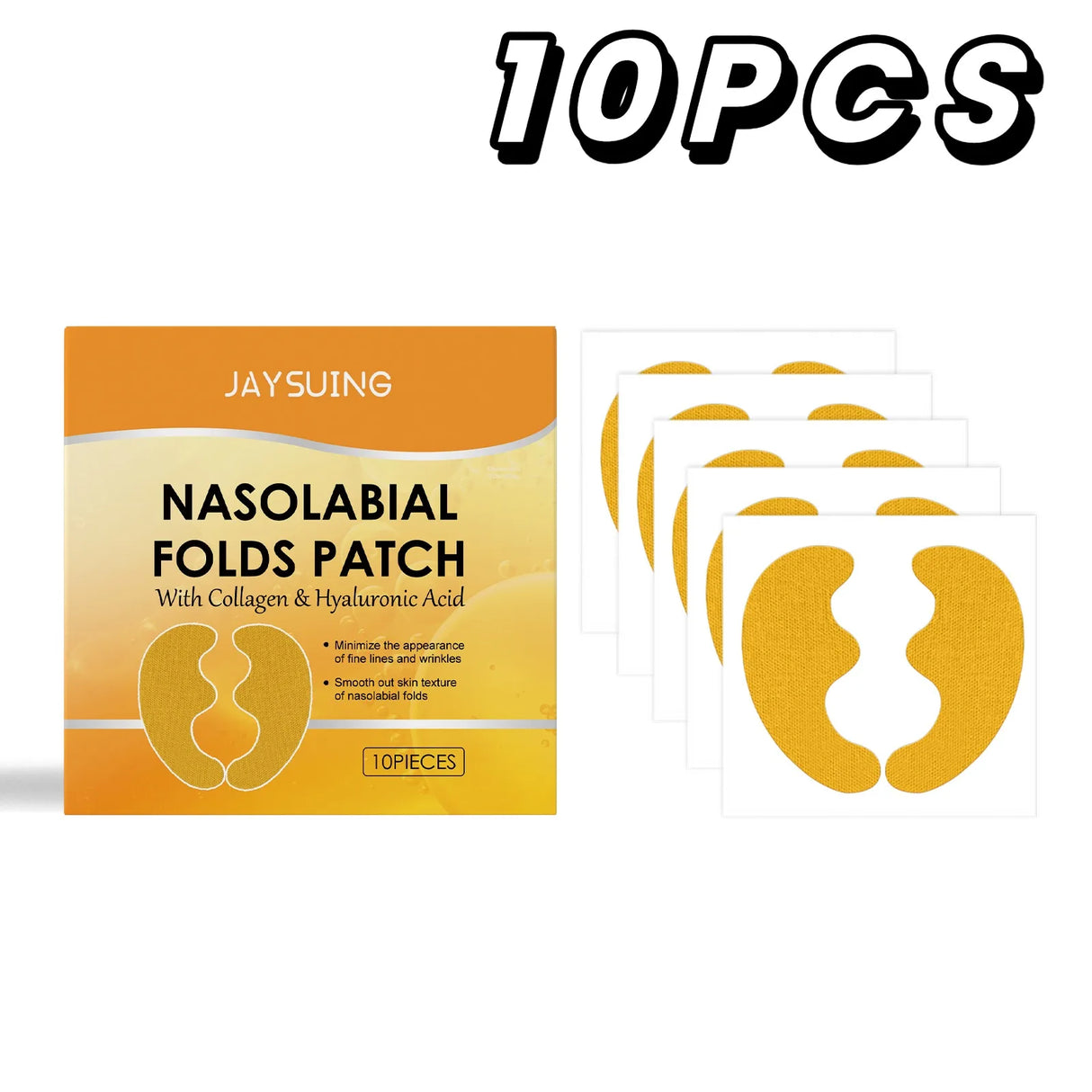 Wrinkle Removal Patch Hyaluronic Nasolabial Folds Face Lifting Sticker Firming Forehead Fine Lines Gel Anti-Aging Collagen Mask