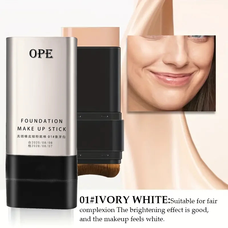 2-in-1 Concealer and Foundation Stick Covers Dark Circles for a Flawless Look