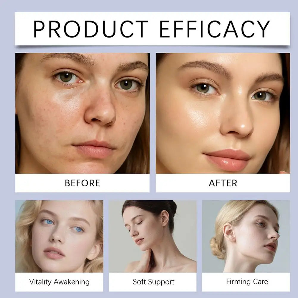 Viareline Stem Cell Skin Ampoule 35ml Firming Essence Reduces Fine Lines Rejuvenates Face Serum