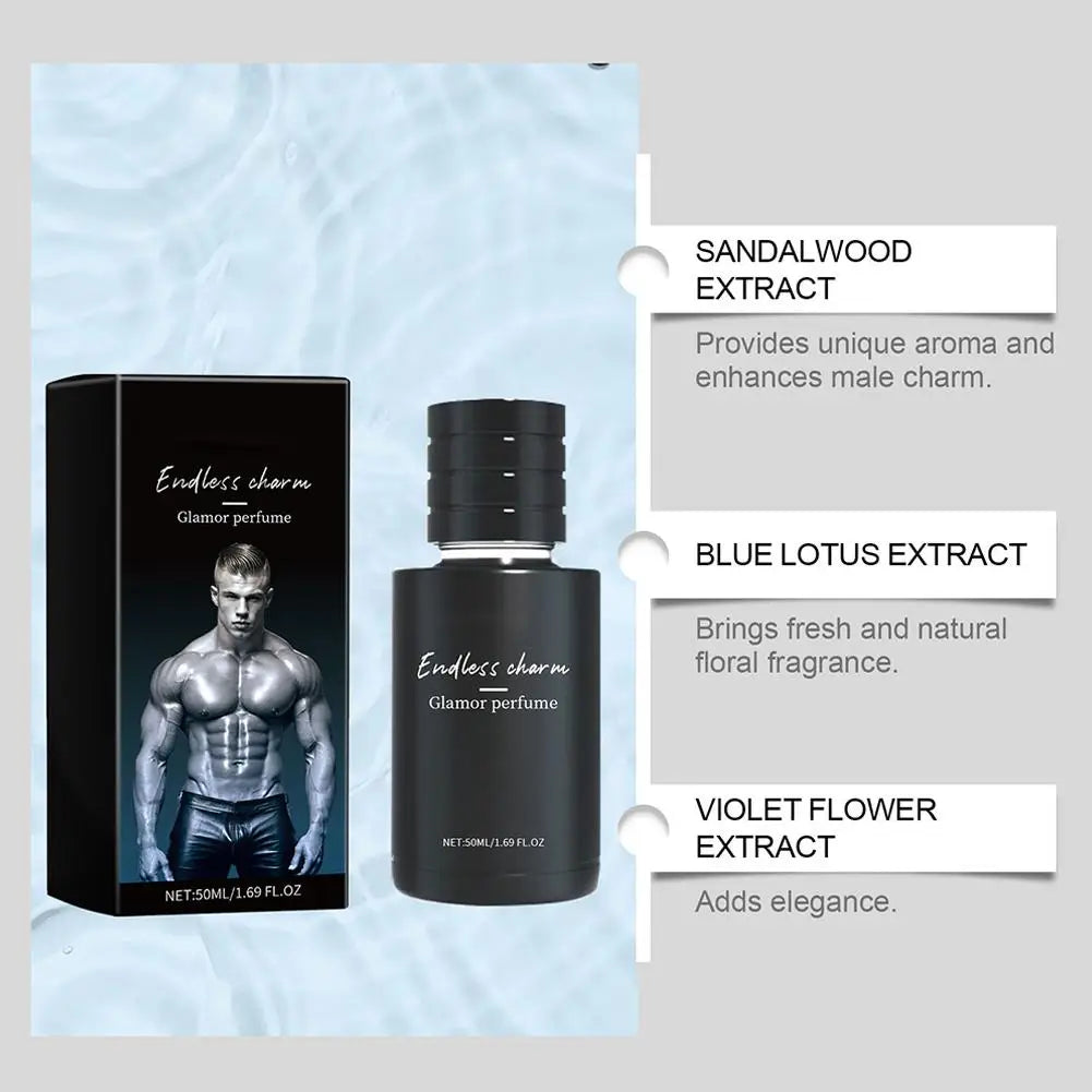 Portable Men's Body Fragrance Spray,Long Lasting Enhance Attractiveness & Confidence Dating Fragrance Body Spray, Rich Layered