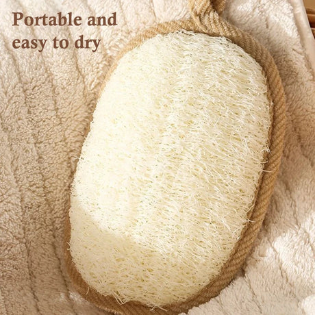 Natural Loofah Sponge Soft Bath Sponges Exfoliating Skin Health Cleaning Tool Bath Shower Brushes Unisex Foam Loofah Bath Brushe