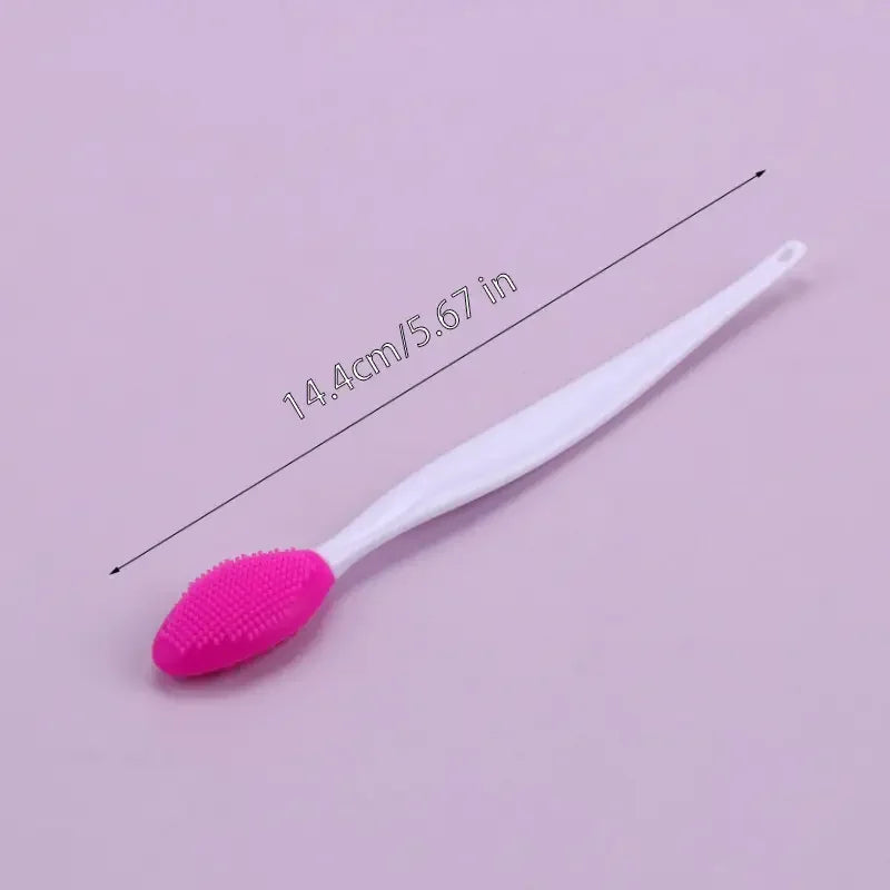 1PC/4PCS Beauty Skin Care Wash Face Silicone Brush Exfoliating Nose Clean Blackhead Removal Brushes Tools With Replacement Head