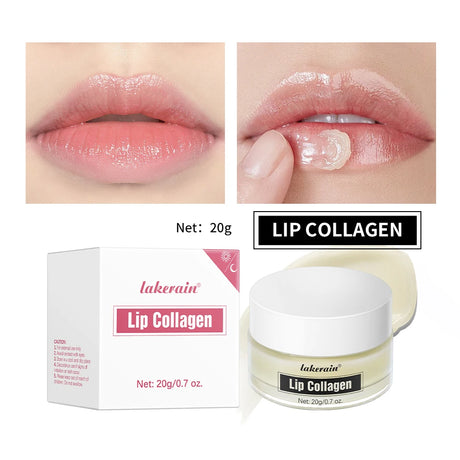 Collagen Lip Mask Moisturizing Hydrating Dry Lips Smooth Fine Lines Increase Lip Vibrancy And strengthen Barrier Lips Skin Care