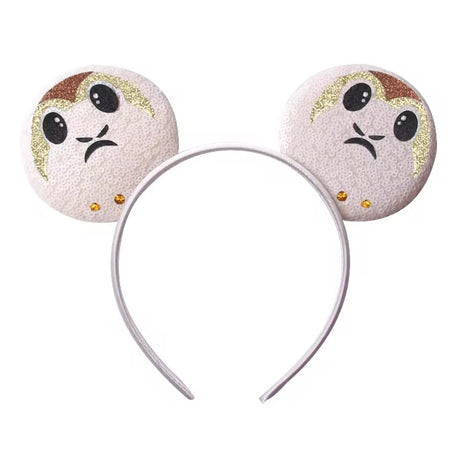 Newest Festival Party Cosplay Mouse Ears Headband 3.3" Ears Glitter Hairband Without Bow For Boys DIY Cartoon Hair Accessories