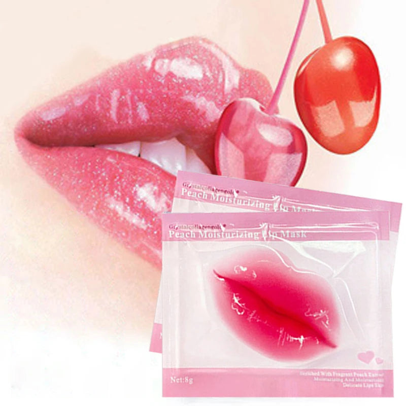 30PCS Collagen Crystal Lip Mask Gel Patches Moisturizing Hydrating Repair Lines Lips Plumper Pad Lip Care Enhancement Lip Mask