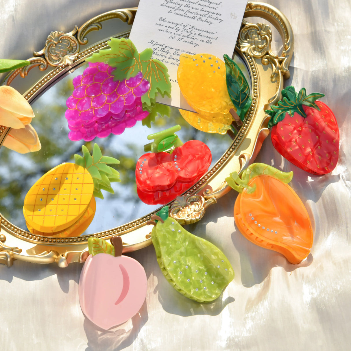 New Cartoon Fruit Series Hair Claw Funny Cute Watermelon Banana Strawberry for Women Hair Clip Ponytail Hairpin Hair Accessories