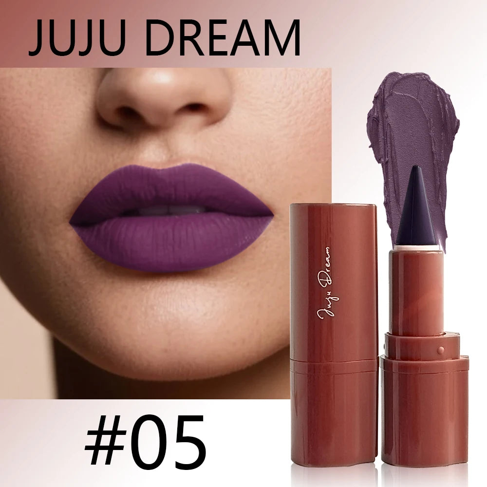 JUJU Dream Matte Velvet Gradient Lip Liner - Smooth Application For Elegant Lips, Long-Lasting Lip Pencil, Lip Lipstick Makeup