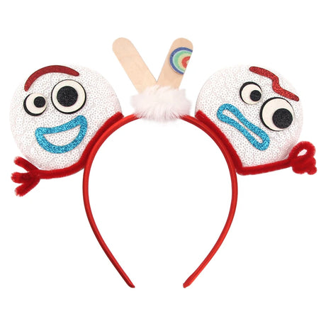 Newest Festival Party Cosplay Mouse Ears Headband 3.3" Ears Glitter Hairband Without Bow For Boys DIY Cartoon Hair Accessories