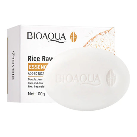 Rice Original Essence Deep Cleaning, Moisturizing Nourishing Facial Cleansing Soap Refreshing Oil Control Facial Wash Hand Soap
