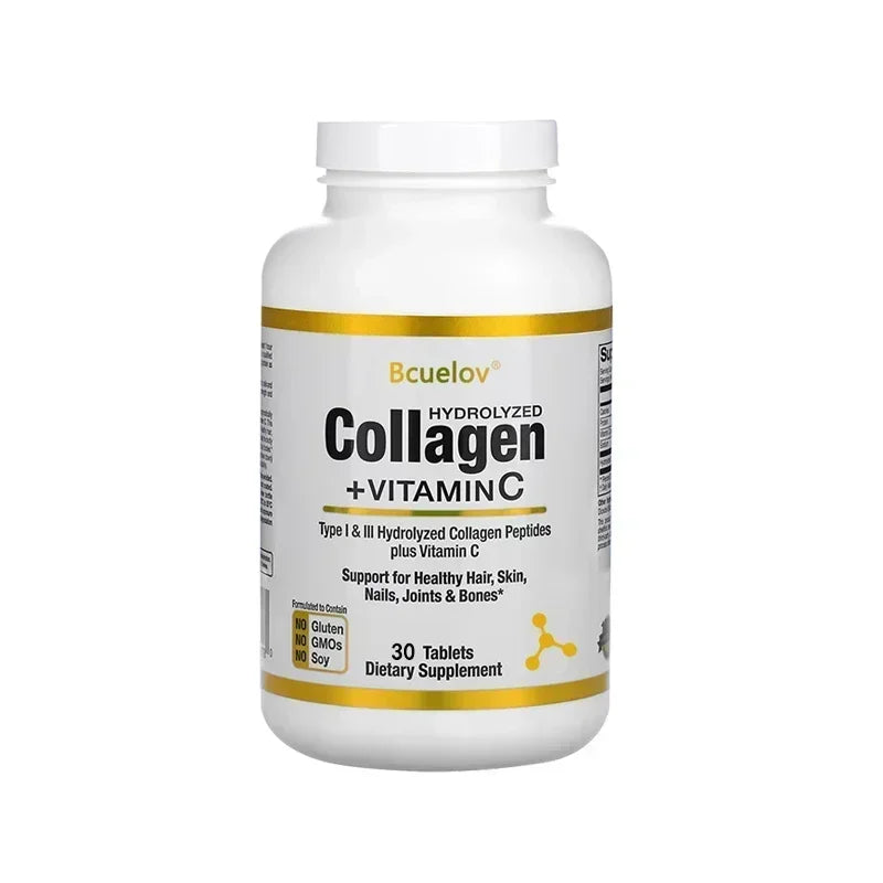 Hydrolyzed Fish Collagen - Marine Collagen, Skin Health, Anti-aging Antioxidant, supports Joint and Bone Health