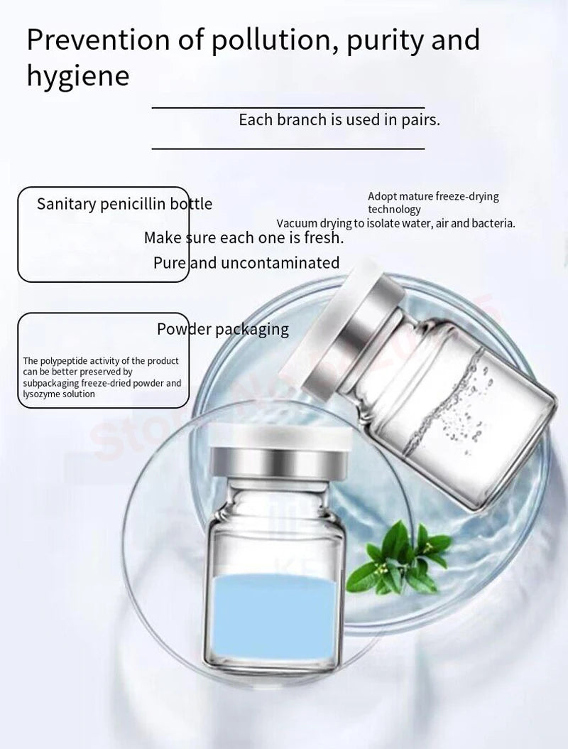 High Purity 98% Blue Copper Peptide Essence Facial Anti-Aging Repair Polypeptide Active Hyaluronic acid Moisturizing Skin Care