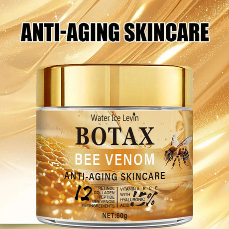 "Botax" Bee Venom Cream - Deep Wrinkle Treatment, Skin Rejuvenation & Firming Action with Collagen Water Ice Levin. 60g.