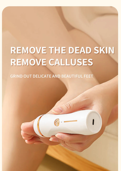 HOMEFISH Electric Foot Grinder Automatic Foot Callus Rubbing Pedicure Dead Skin Callus Remover for Foot Beauty Machine