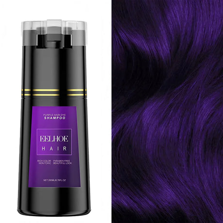 EELHOE Hair Dye Shampoo Nova Hair Instant Dye Shampoo Men Women Quick Easy Safe Hair Color Gray Hair Coverage Nourish Scalp