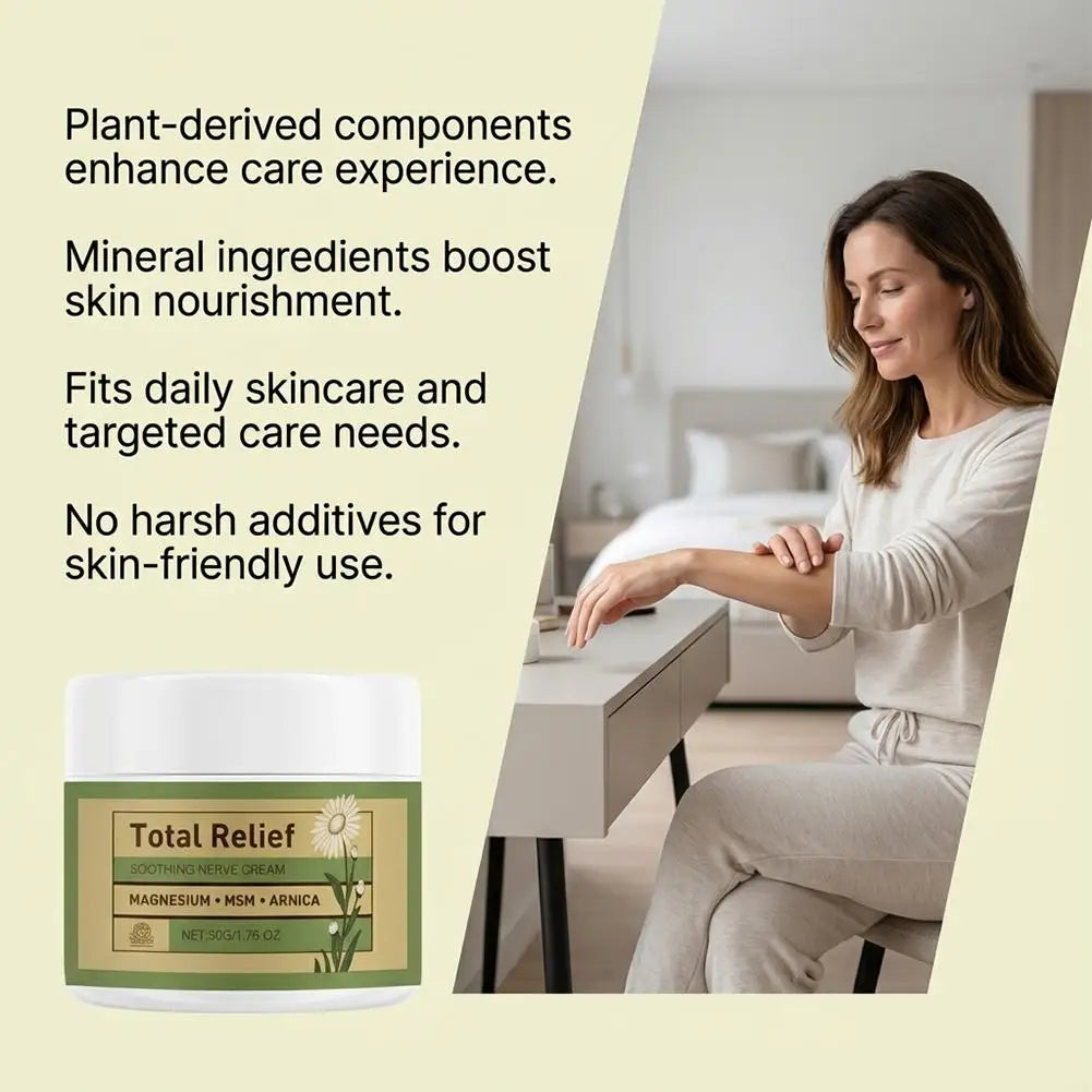 Magnesium Cream for Muscle & Nerve-Relief Moisturizing Body Massage Creambody Care and Moisturizing 2-in-1 Daily Care