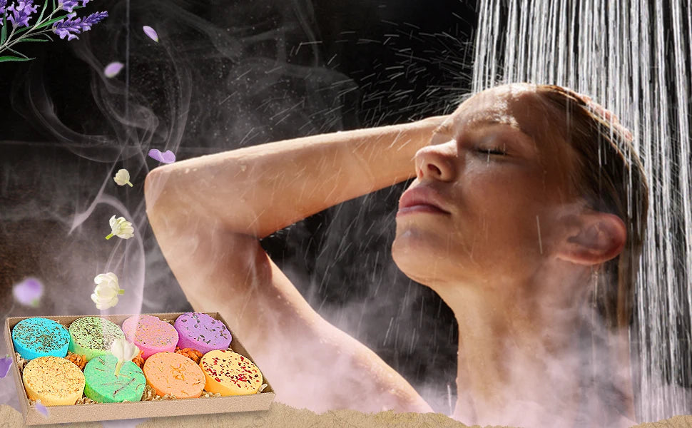 Shower Steamers Aromatherapy - 8 Pack Birthday Gifts for Women - SWCANDY 8 Pcs Mothers Day Gifts for Her Mom Men Teen Adults