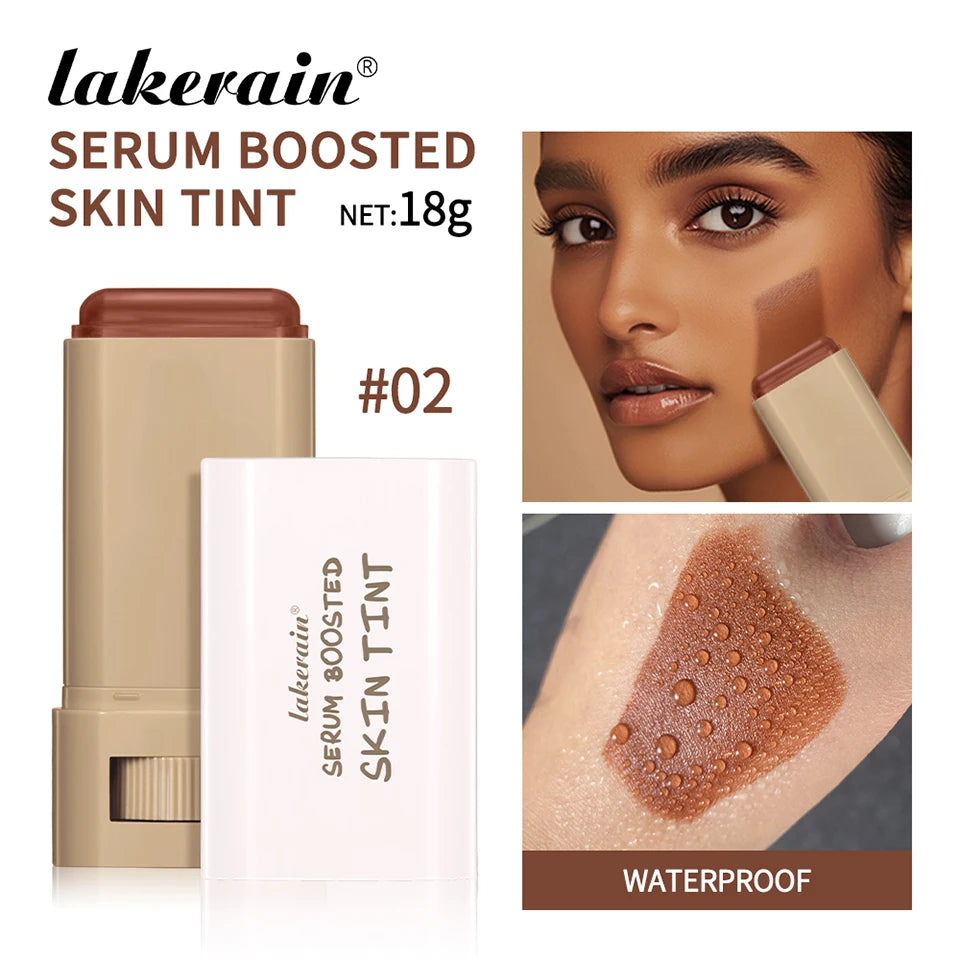 Tinted Moisturizer Balm Foundation Stick Lightweight Hydrating Sheer Coverage Natural Radiant Glow Portable Daily Face Makeup Cosmetic