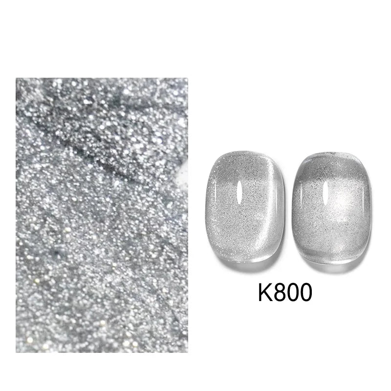 MAYCHAO Cat Eye Magnetic Gel Nail Polish Glitter Effect Semi Permanent Soak Off UV Gel Varnish Manicure For Nail Art