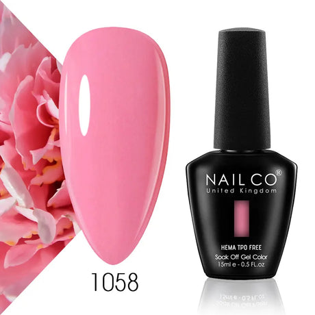 NAILCO 15ml HEMA FREE TPO FREE Top Base Coat Nail Gel Polish Supplies Vernis Semi Permanent Nail Art Manicure Gel Ongle UV Nails