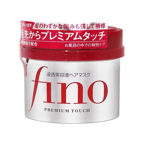 Fino Shampoo Conditioner 550ml/Hair Mask 230ml Oil Control and Glowing Soft Improves Frizzy and Damaged Hair