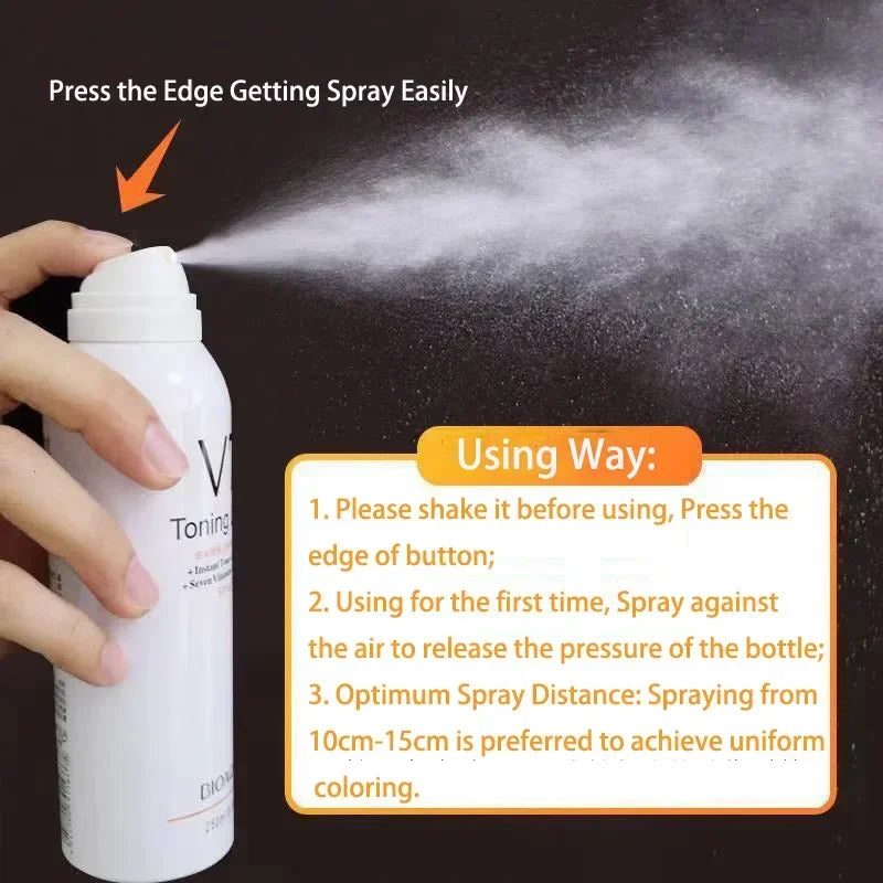 200ml 2bottles Whitening Concealer Sunscreen Isolation Spray Waterproof V7 Hydration Moisturizing Body Foundation