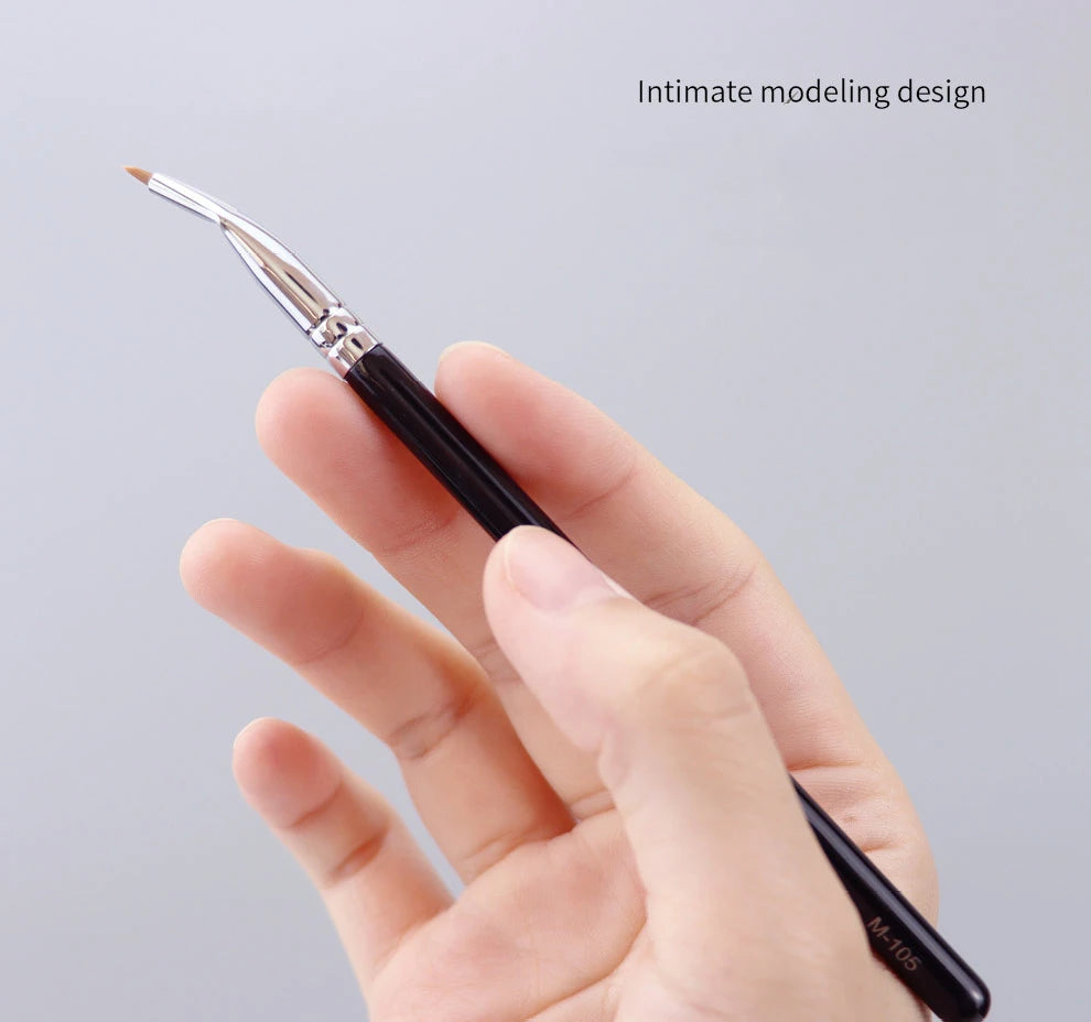 LOYBJ Bend Head Eyeliner Brush Eye Detail Makeup Brush Under Eyes Tear Trough Concealer Brush Women Fine Liner Beauty Maquiagem