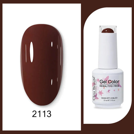 Clou Beaute 15ml HEMA TPO FREE Gel Nail Polish Bright Dark Army Green Gel Lacquer Semi Permanent Art Organic Nail Gel Varnish