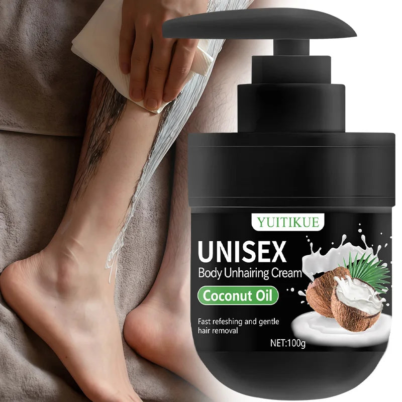 YUITIKUE intimate area hair removal cream, painless and healthy hair removal agent, unisex body care product