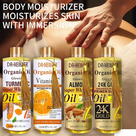 Super Moisturizing Body Care Oil Correcting Meridian Spa Relaxation Oil Arbutin Hydrates Skin With Turmeric Retinol Massage Oil