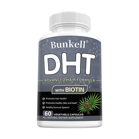 DHT Blocker, Premium Hair Care Formula, with Biotin Supplement, Support Healthy Hair, Skin, and Nails, Promote Immune System
