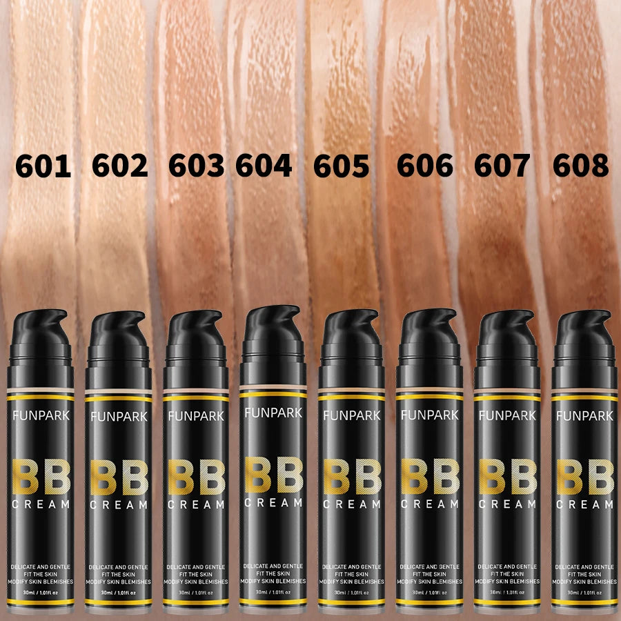 8 Colors CC Cream Foundation Moisturizing Concearler Long Lasting Waterprooof Oil Facial Base Makeup Natural Brightening Covera