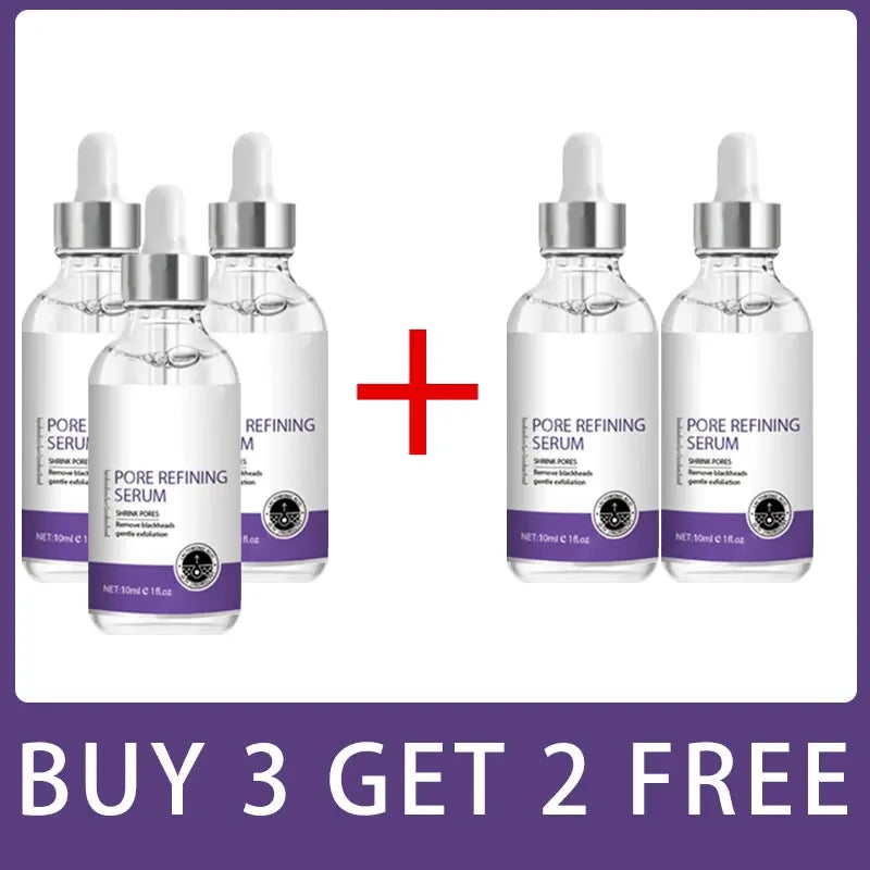 Pore Shrinking Serum Face Removing Large Pores Tightening Facial Pore Minimizing Essence Skin Care Beauty Firm Skin