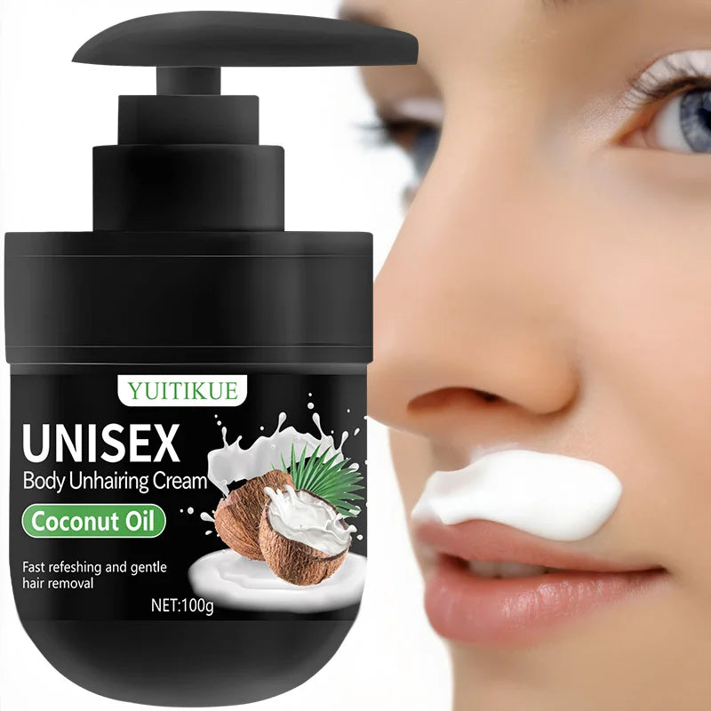 YUITIKUE intimate area hair removal cream, painless and healthy hair removal agent, unisex body care product