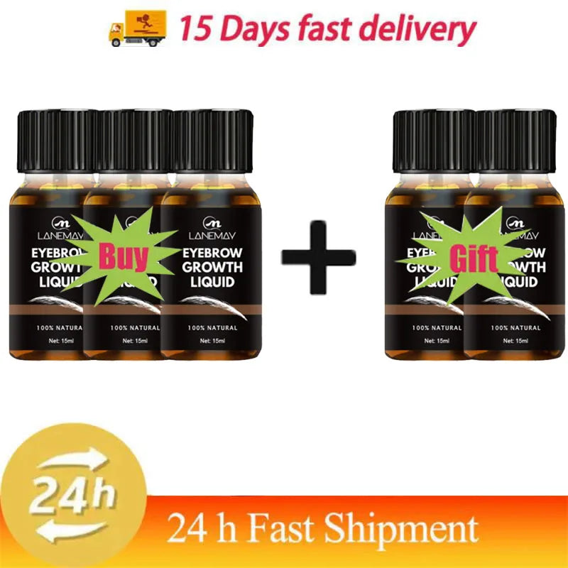 Fast Eyebrow Growth Serum Eyelash Hair Growth Anti Hairs Loss Product Prevent Baldness Fuller Thicker Lengthening Eyebrow Makeup