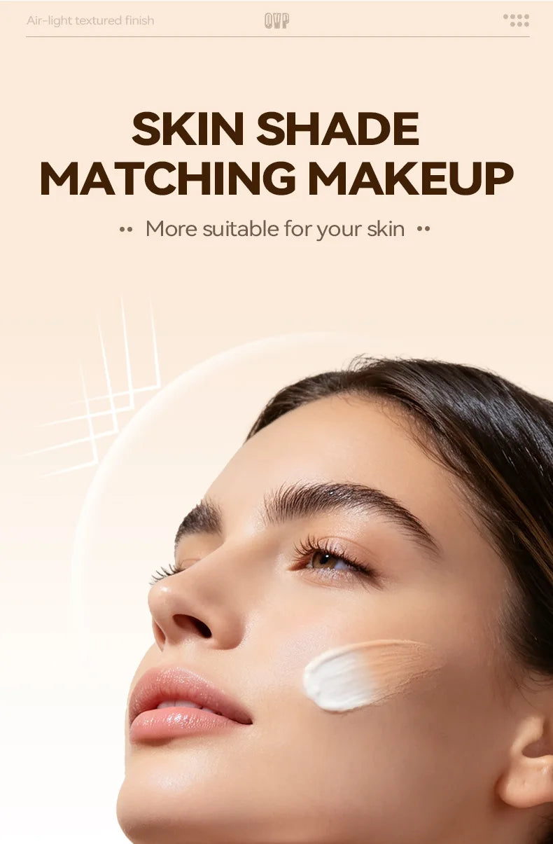 OVP Auto Adjust change color Foundation Moisturizing Waterproof Concealer Long Lasting Flawless Natural Face Makeup Sunblock