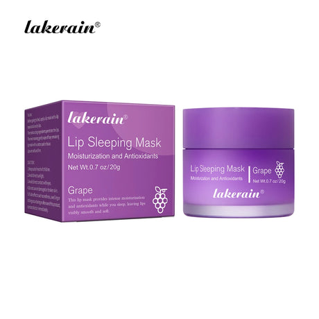 Hydrating Glowing Lip Balm Overnight Lip Mask Moisturizing Repair Cracked Lips Soften Fine Lines Mild Exfoliating Clear Dead Ski