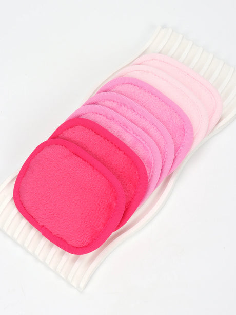 810 Makeup Remover Wipes Gradient 7Pcs, Machine Washable, Reusable Makeup Remover Tools for All Skin Types