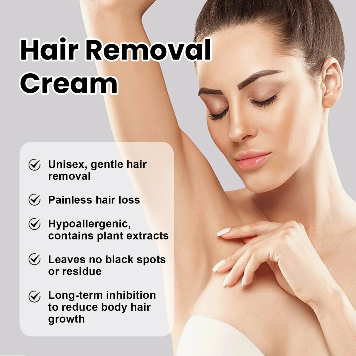 Hair Removal Cream Gentle Epilator Cream Intimate Areas Health Painless Hair Remover Growth Inhibitor For Woman Men Body Care