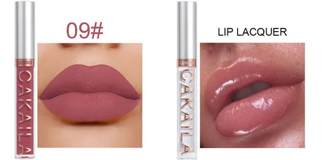 4pcs/10pcs/set Nude Lip Gloss Matte Velvet Lipstick Waterproof Long-lasting Liquid Lipstick Women Moist Lip Tint
