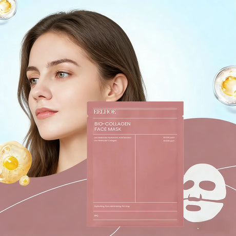 Bio Collagen Face Mask 1/3/ 5/10pcs, Deep Hydrating, Pore Minimizing, Moisturizing Overnight Mask for All Skin Types 