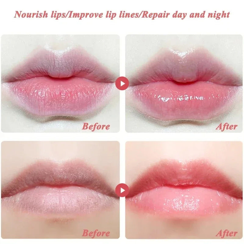 Cherry Honey Lip Oil Nourishing Lip Balm Long-lasting Deeply Hydrating and Plumping Clear Lipgloss Moisturizing Lips Care Makeup