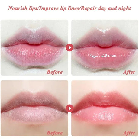 Cherry Honey Lip Oil Nourishing Lip Balm Long-lasting Deeply Hydrating and Plumping Clear Lipgloss Moisturizing Lips Care Makeup