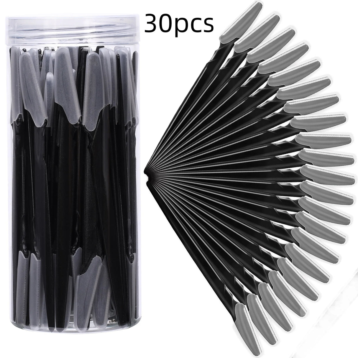 3/30/40Pcs Body Hair Removal Shaver Blades Eyebrows Shaping Knife Eyebrow Trimmer Makeup Beauty Tools Safe Eye Brow Razor Face