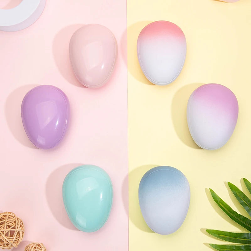1 pcs Mini Detangling Hair Brush Gradient Egg Round Shape Tangle Hair Brushes Soft Hairbrush Salon DIY hair styling tools