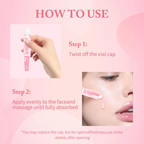10pcs/Box PDRN Serum Moisturizing Repairs Brightens Reduces Sagging Skin Care Essence Benefits Anti Aging Facial Treatment