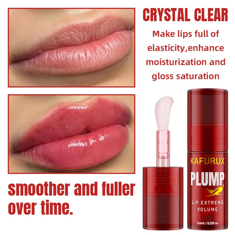 1PC Chili Pepper Lip Plumper Oil Long Lasting Moisturizing Lip Gloss Serum Instant Volumising Essence Oil Lip Makeup for Women